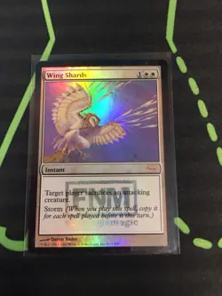 MTG Magic The Gathering Wing Shards Foil Promo White Instant Commander - Image 1