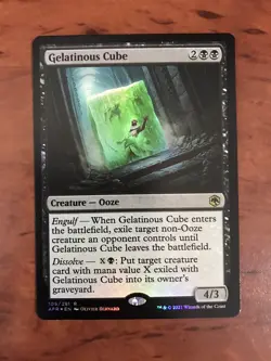 Gelatinous Cube Foil MTG Magic the Gathering Card NM Mint Forgotten Realm AFR - Image 1