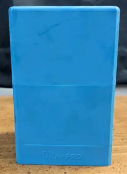 Ultra Pro Satin Tower Deck Box Sky Blue Holds 100 Double Sleeved Cards & Dice - Image 2