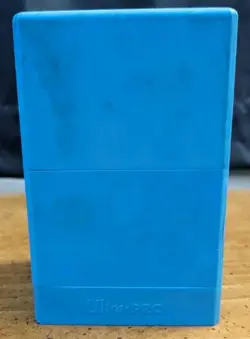 Ultra Pro Satin Tower Deck Box Sky Blue Holds 100 Double Sleeved Cards & Dice - Image 3