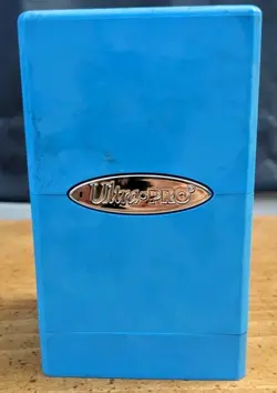 Ultra Pro Satin Tower Deck Box Sky Blue Holds 100 Double Sleeved Cards & Dice - Image 4