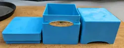 Ultra Pro Satin Tower Deck Box Sky Blue Holds 100 Double Sleeved Cards & Dice - Image 5