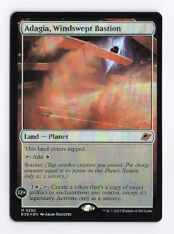 Adagia, Windswept Bastion (Foil) 0250 (M) MTG Edge of Eternities (EOE) - Image 1