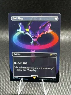 Secret Lair x Sonic - MTG - Sol Ring #2093 (NM, FOIL 🌈) - SHIPS NOW MINT!! - Image 2