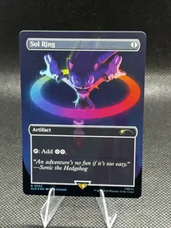 Secret Lair x Sonic - MTG - Sol Ring #2093 (NM, FOIL 🌈) - SHIPS NOW MINT!! - Image 3