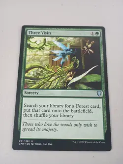MTG Commander Legends #261 Three Visits Magic The Gathering NM - Image 1
