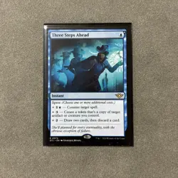 MTG Magic the Gathering Three Steps Ahead OTJ NM - Image 1
