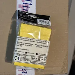Yellow Ultra PRO Deck Box Pokemon YuGiOh MTG TCG Fits 80 Sleeved Cards Lot F4 - Image 2