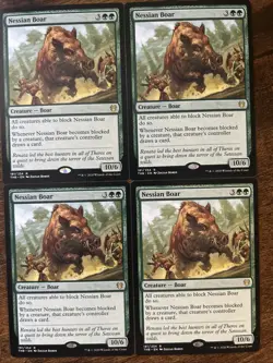 Nessian Boar (x4) - THB - MTG - NM - Image 1