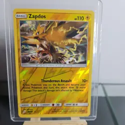Pokemon Zapdos 40/181 - SM Team Up - Expanded GLC - Excellent - Reverse Holo - Image 1