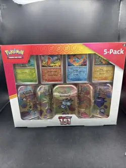 (3)Pokemon Scarlet & Violet 151 Costco Booster Box, 5 Pack Mini Tins, 4 Promos. - Image 2