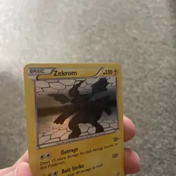 Zekrom - 47/114 - Pokemon Black and White Holo Rare Card LP - Image 3