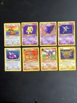 Pokemon Fossil Non-Holo Rare 8 Cards Bundle bundle - Image 1