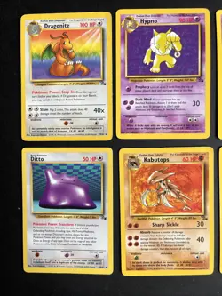 Pokemon Fossil Non-Holo Rare 8 Cards Bundle bundle - Image 2