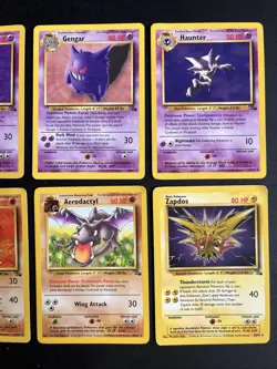 Pokemon Fossil Non-Holo Rare 8 Cards Bundle bundle - Image 3