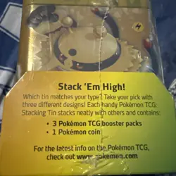Pokemon TCG Costco Stacking 3 Tins Evolving Skies Fusion Strike Brilliant Stars - Image 4