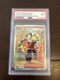 Pokemon Ethan's Adventure SIR Destined Rivals 236/182 PSA 9 - Image 1