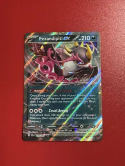 2024 Pokemon SV Shrouded Fable SFA EN Fezandipiti ex #038/064 - Image 1