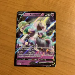 Galarian Rapidash V SWSH111 Black Star Promo 111 Sword & Shield (NM) Pokemon - Image 1