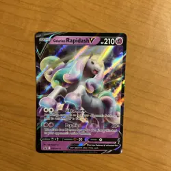 Galarian Rapidash V SWSH111 Black Star Promo 111 Sword & Shield (NM) Pokemon - Image 4