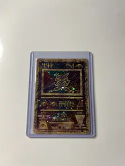 Pokemon TCG Ancient Mew Promo Holo Rare Vintage Damaged - Image 4