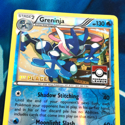 Greninja - 40/122 - 1st Place League Promo Rare - Pokemon Card - LP - Image 2