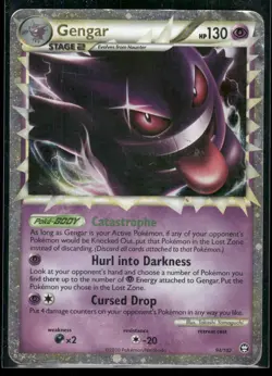 Gengar Prime 94/102 Pokemon Card HS Triumphant Holo HP - Image 1