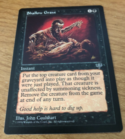 Shallow Grave Mirage NM (Reserved List MTG Magic Card) - Image 1