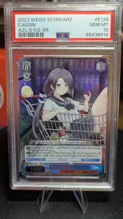 2023 Weiss Schwarz Cassin AZL/S102-SR Gem MT 10 PSA Graded Card - Image 1