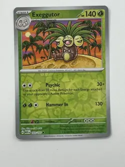 103/165 Exeggutor Scarlet & Violet 151 NM Card Pokemon TCG Reverse Holo - Image 1