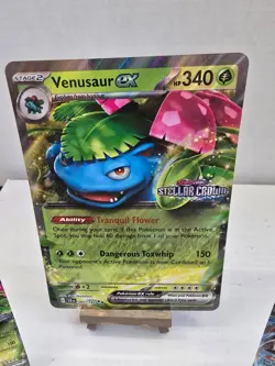 Pokemon TCG Venusaur EX Blastoise Ex Stellar Crown Stamped Promo + JUMBO card. - Image 2