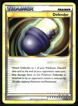 2010 HeartGold & SoulSilver - Undaunted Defender #72 Non Holo Pokemon Card - Image 1