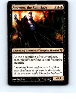 Anowon, the Ruin Sage #49 Rare Worldwake MTG NP Near Mint or Better - Image 1