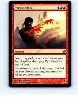 Pyrokinesis #32 Uncommon Duel Decks Heroes v Monsters MTG NP NM/NM+ - Image 1