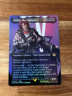 Final Fantasy Ardyn, the Usurper Borderless Foil Magic MTG FIN379 - Image 1