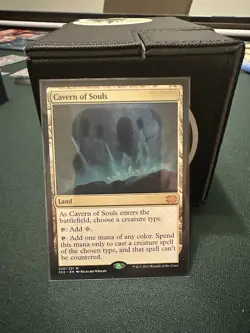 MTG Magic the Gathering Cavern of Souls (320/686) Double Masters 2022 LP - Image 1