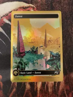 Forest (0516 First-Place Foil) - MTG Aetherdrift, NM - Image 1