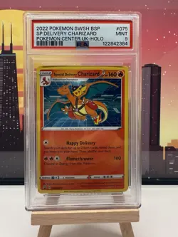 2022 Pokemon Center UK Special Delivery Charizard PSA 9. Potential Psa 10 - Image 1