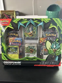 Pokemon Ogerpon ex Premium Collection Box Factory Sealed - Image 1