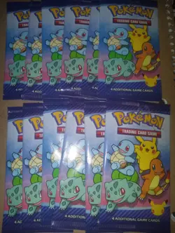 12 Lot of Pokemon 25th Anniversary 2021 McDonalds Promo Packs Sealed New - Image 2