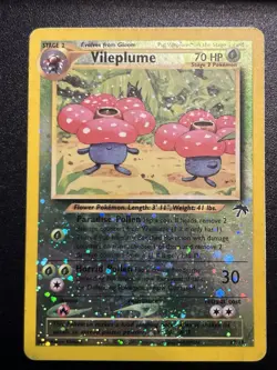 Vileplume 17/18 Southern Islands Reverse Holo SET BREAK Pokemon TCG Swirl 🌀 - Image 1