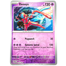 Deoxys - Rare Reverse Holo - Pokemon TCG Scarlet & Violet Paradox Rift #074/182 - Image 2