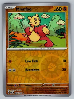 Mienfoo - 096/182 - NM - Common Reverse Holo - Paradox Rift - Pokemon TCG - Image 1