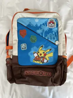 Pokemon 2025 World Championships Anaheim Exclusive Competitor Backpack Pikachu - Image 1