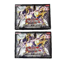 (2 Boxes) Yugioh Alliance Insight 1st Edition Mini Booster Box Factory Sealed - Image 1
