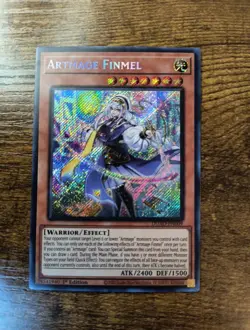 Artmage Finmel Secret Rare DUAD-EN009 Duelist's Advance NM 1st Ed YUGIOH - Image 1