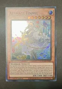 Artmage Finmel Secret Rare DUAD-EN009 Duelist's Advance NM 1st Ed YUGIOH - Image 2