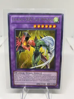 YUGIOH ELEMENTAL HERO FLAME WINGMAN RYMP-EN016 1ST RARE (NM) - Image 1
