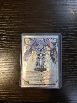 Digimon card game (BT-21) World Convergence Omnimon SEC Rare Pull - Image 1