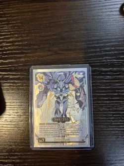 Digimon card game (BT-21) World Convergence Omnimon SEC Rare Pull - Image 2